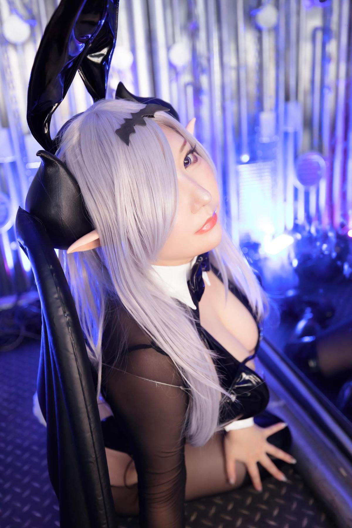 Cosplay SAKUサク See-through Bunny Succubus Set.03(33)