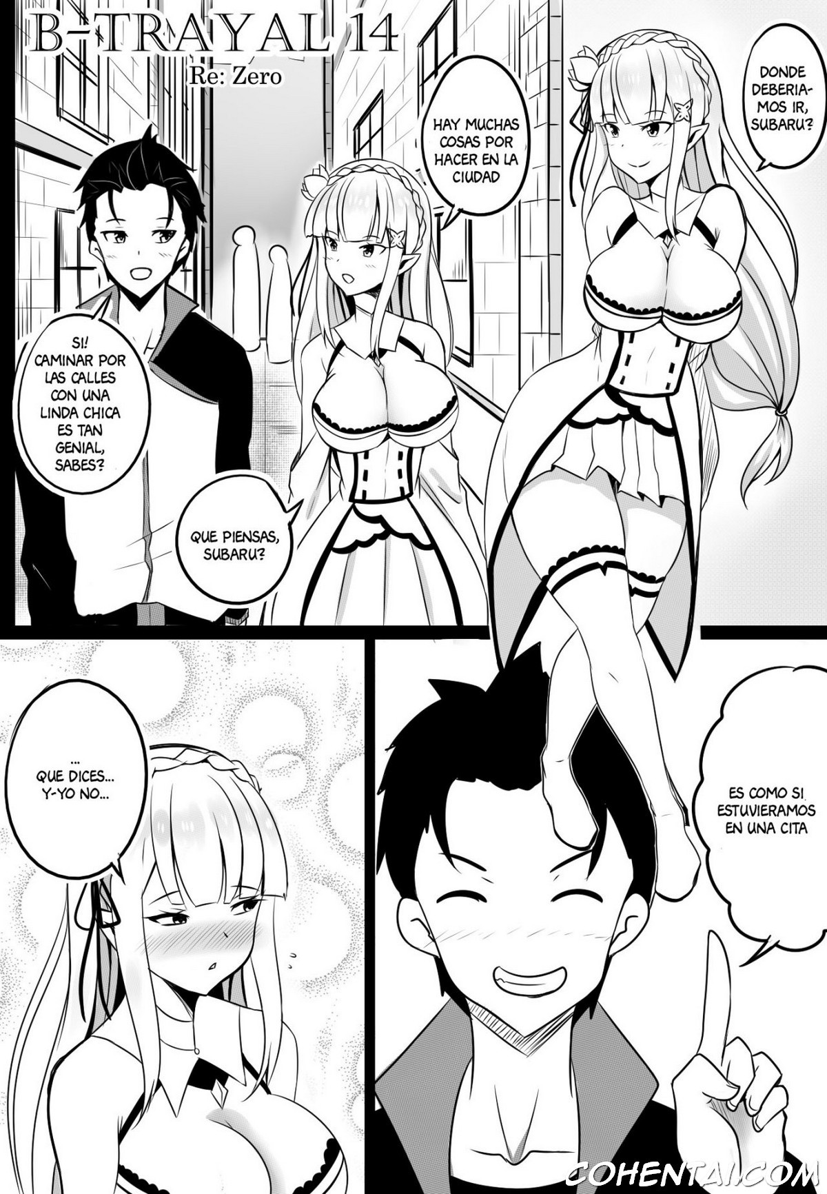 B-Trayal 14 (Re:Zero kara Hajimeru Isekai Seikatsu) xxx comics manga porno doujin hentai español sexo 