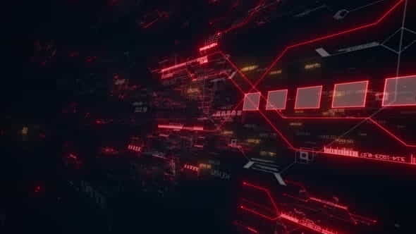 Red Line Background - VideoHive 30124643