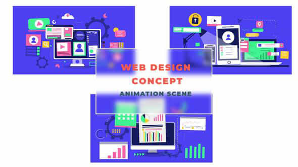 Web Design Concept - VideoHive 43333178