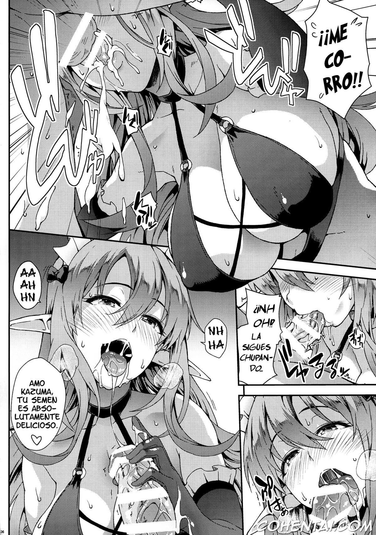 Kono Kairaku Ga Sugoi! (Kono Subarashii Sekai ni Syukufuku o!) xxx comics manga porno doujin hentai español sexo 