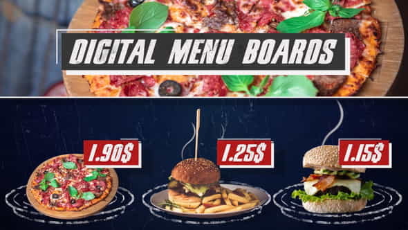 Digital Menu Restaurant - VideoHive 25558463