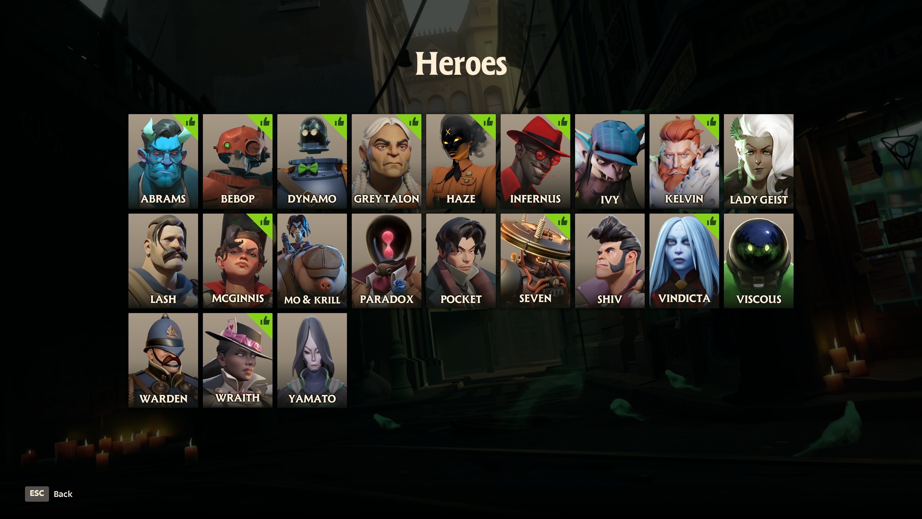 valve steam dreadlock characters heroes