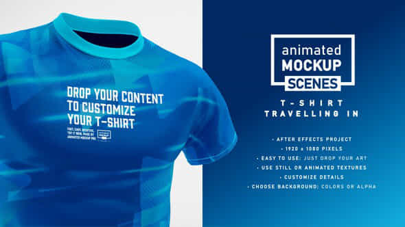 T-shirt Travelling - VideoHive 33338228