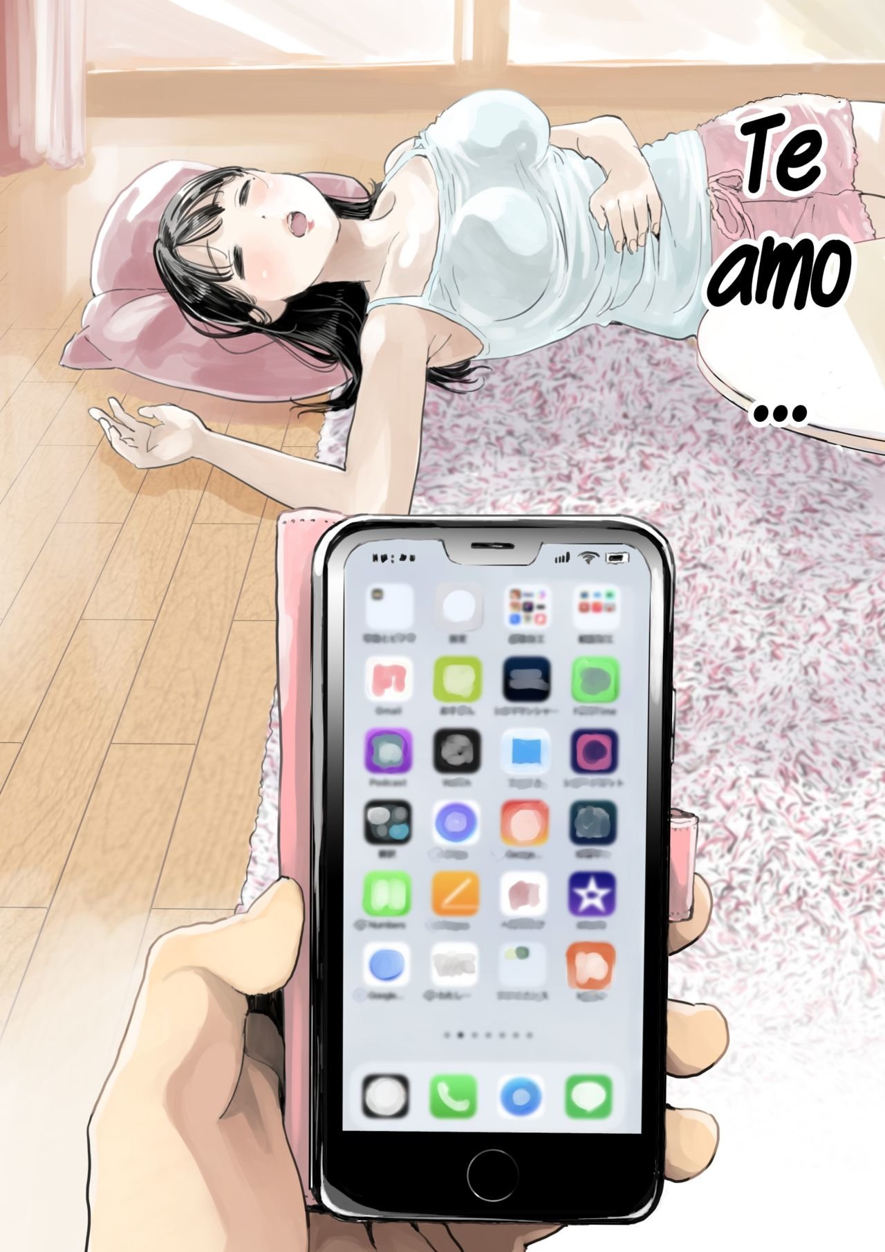 Kanojo no SmaPho o Nozoita dake nano ni (Husmeando en su smartphone) - 8