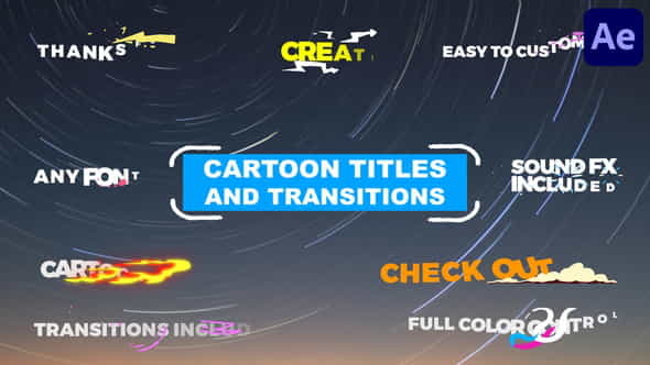 Cartoon Titles And Transitions | - VideoHive 31495455