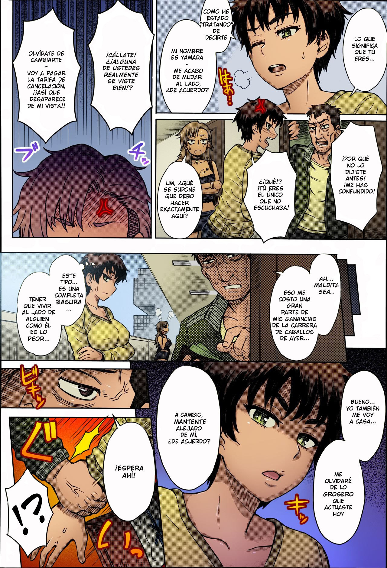 [Itou Eight] Hikkoshi no Aisatsu wa Shinchou ni...  Tenga Cuidado Al Saludar A Sus Nuevos Vecinos (COMIC Anthurium 016 2014-08) [Spanish] [Colorized]
