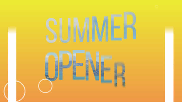 Summer Colorful Opener - VideoHive 16937270