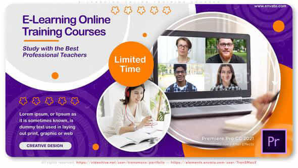 E-Learning Online Training - VideoHive 36037680