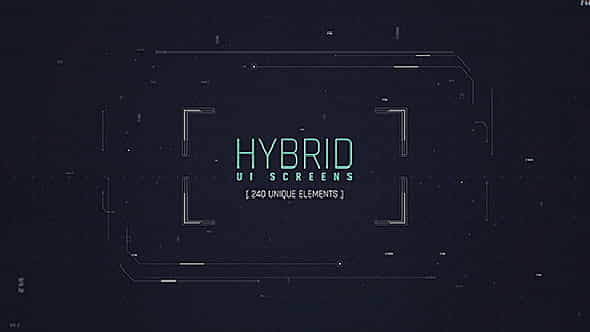 Hybrid Ui Screens HUD Pack - VideoHive 19482085