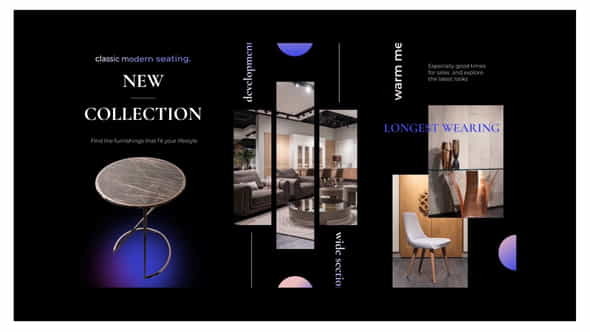 Exclusive furniture stories instagram - VideoHive 30758011
