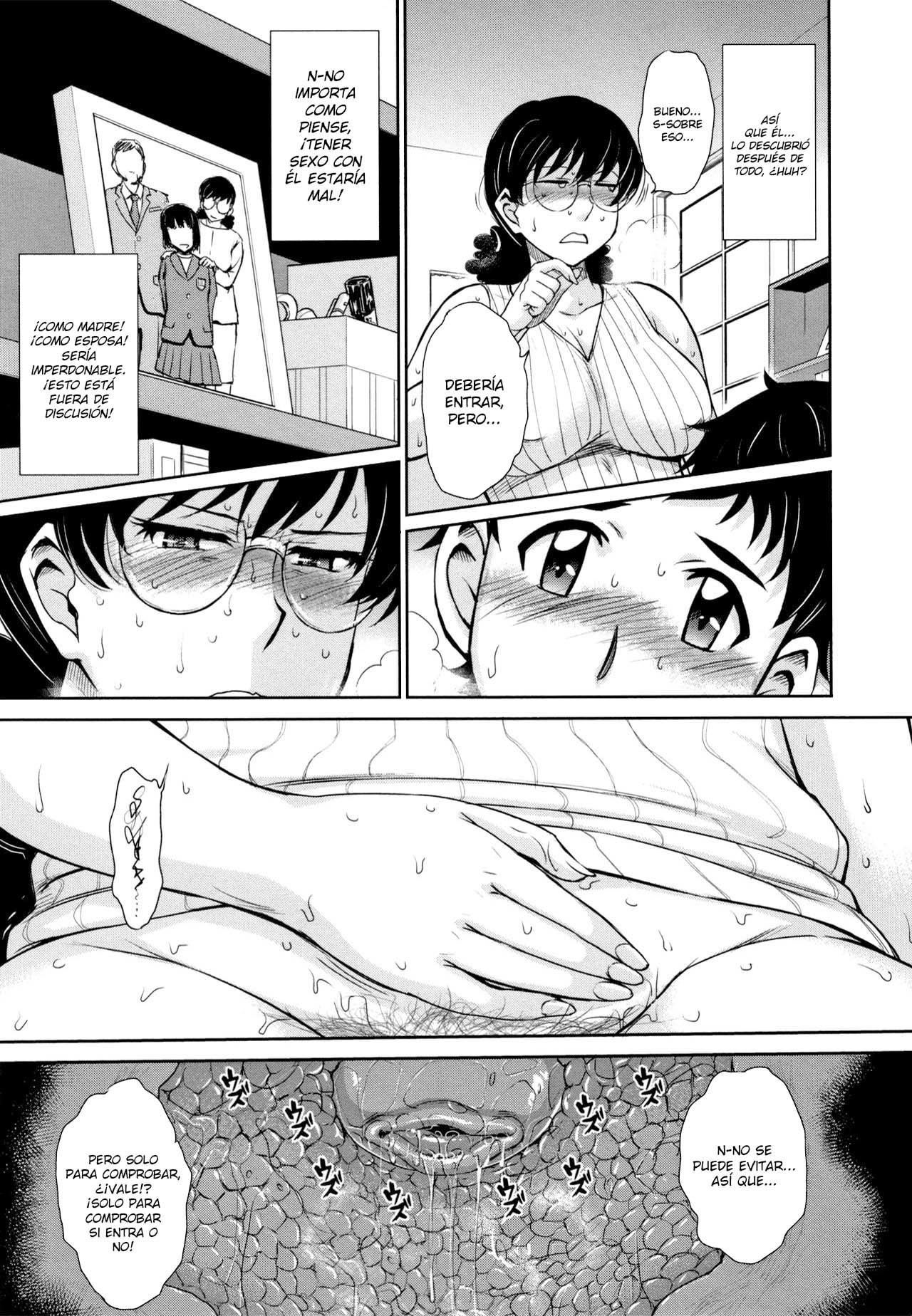 [Tsukino Jyogi] Hitozuma, Mitsu to Niku [Spanish] [Lozlauro]
