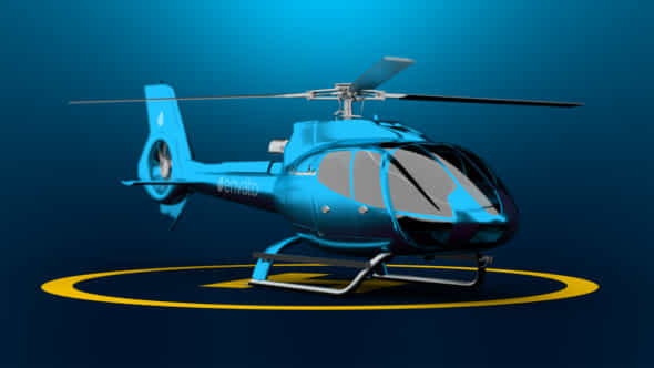 Helicopter Logo Reveal - VideoHive 48123522