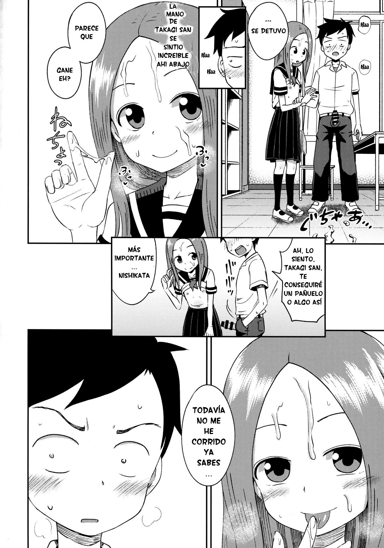 [Tonkotsu Fuumi (Poncocchan)] Takagi-san escalate (Karakai Jouzu no Takagi-san) Spanish - 20