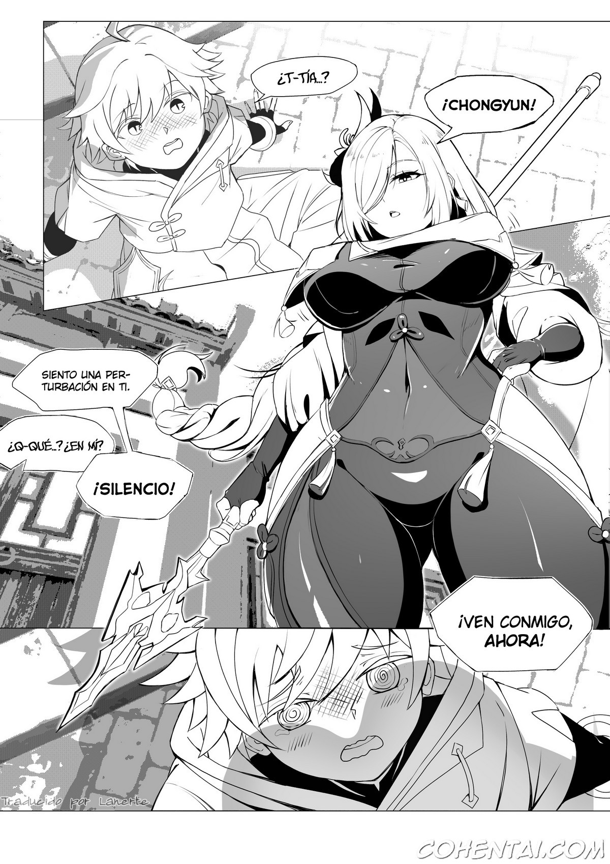 Emergency Exorcist Training (Genshin Impact) xxx comics manga porno doujin hentai español sexo 