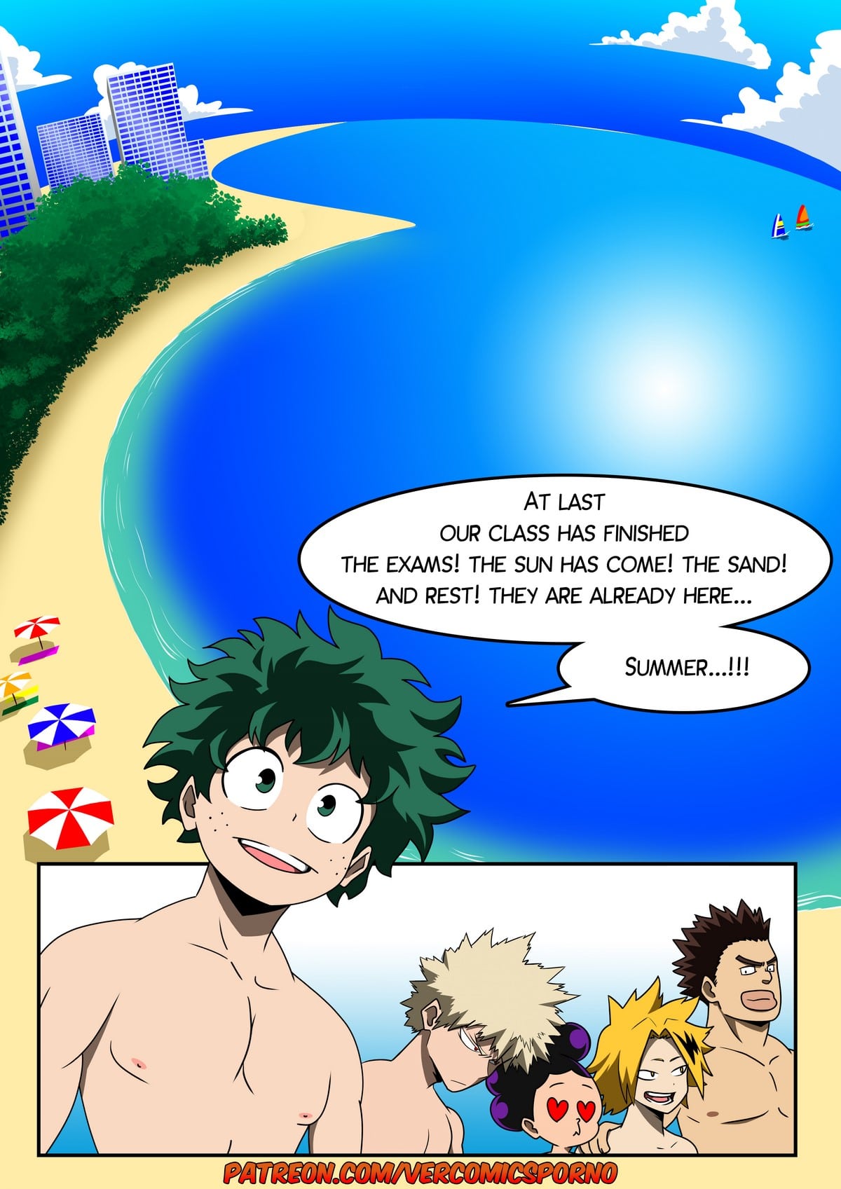 (English) My Hentai Academia: Summer School (Original VCP) - 1