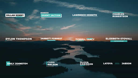 Minimal Lower Thirds - VideoHive 36289299
