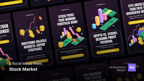 Social Media Reels Stock Market After Effects Template - VideoHive 50082551