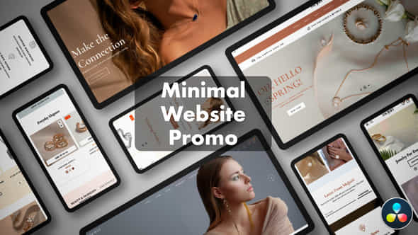 Minimal Website Promo - VideoHive 43428919