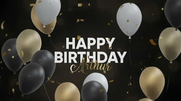 Happy Birthday Wishes - VideoHive 33022701