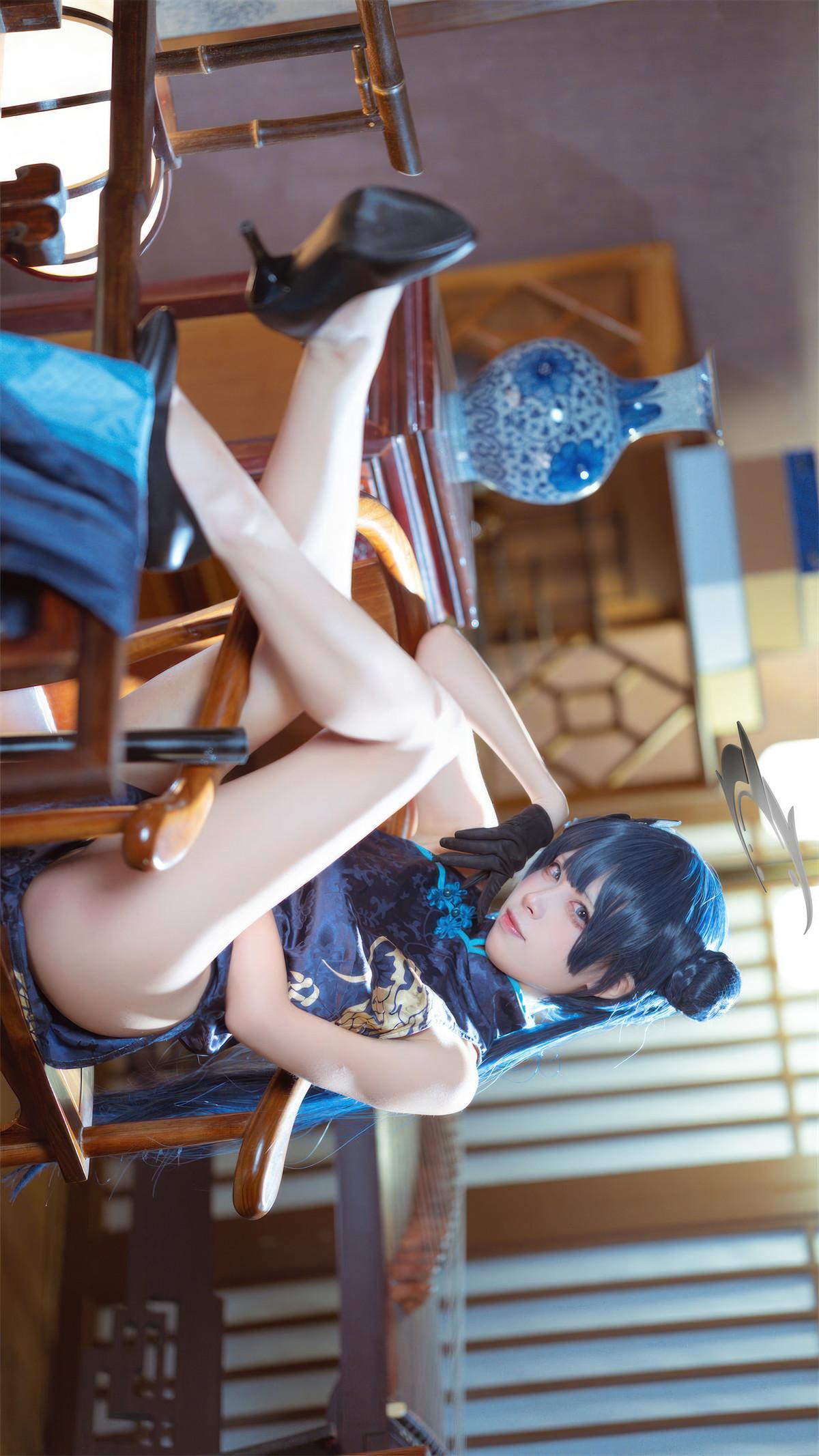 Cosplay 是三不是世w 碧蓝档案 妃咲旗袍(23)