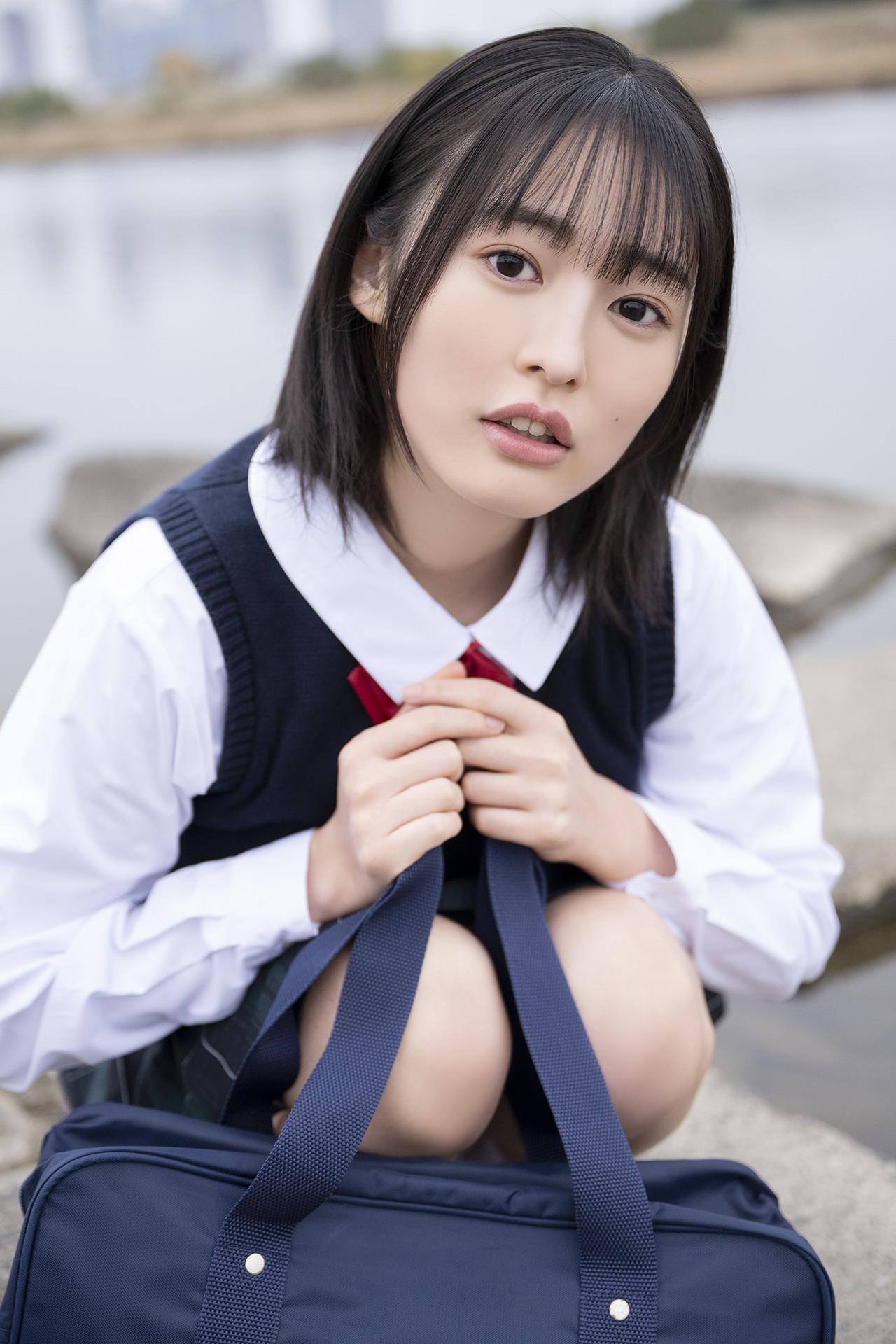 Miu Shirahama 白濱美兎, 漫画アクションデジタル写真集 「Pure White」 Set.03(3)