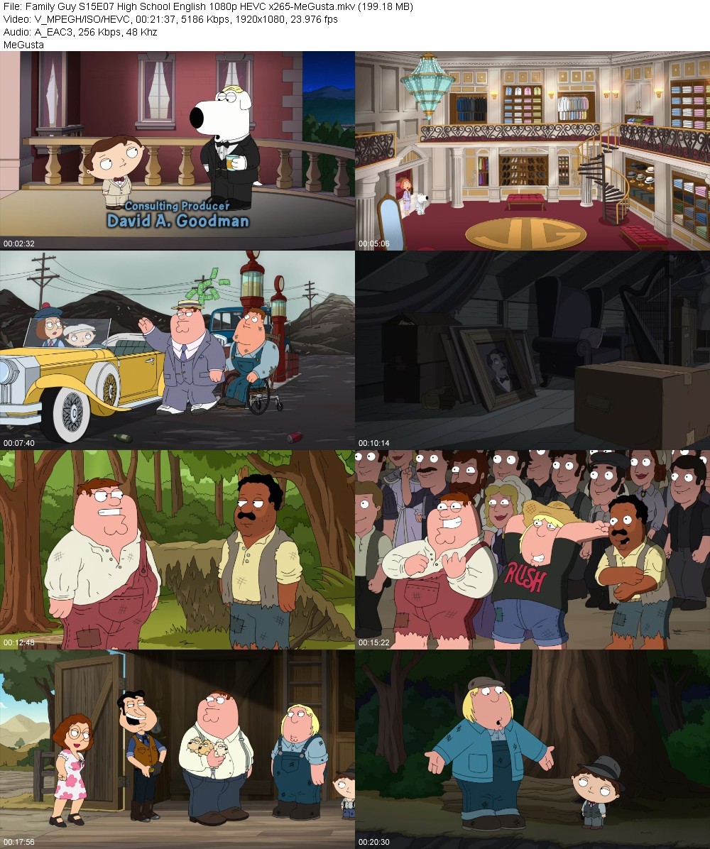 Family Guy S15E07 High School English 1080p HEVC x265-MeGusta