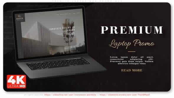 Premium Laptop Web Promo W05 - VideoHive 33355586