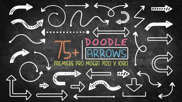 75 Doodle Arrow - VideoHive 43756109