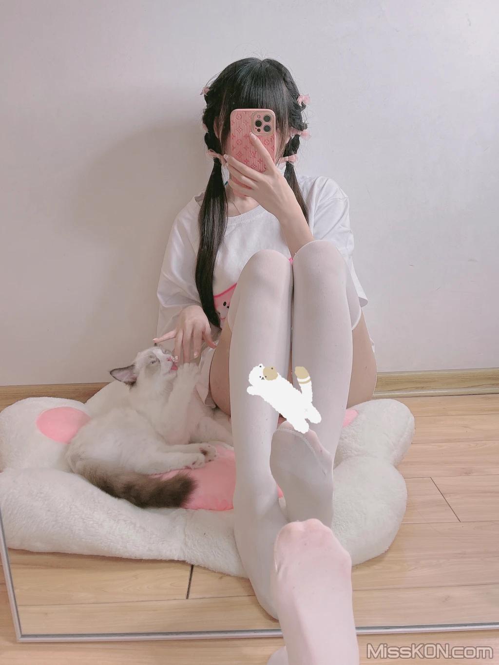 Coser@miko酱ww: mikoの白丝01 (241 photos)(20)