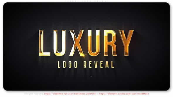Luxury Logo Reveal - VideoHive 40097012
