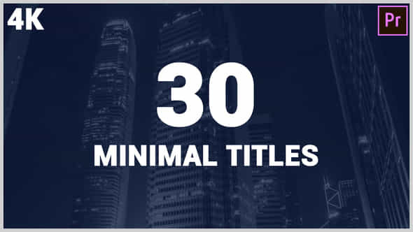 Minimal Titles - VideoHive 22258182