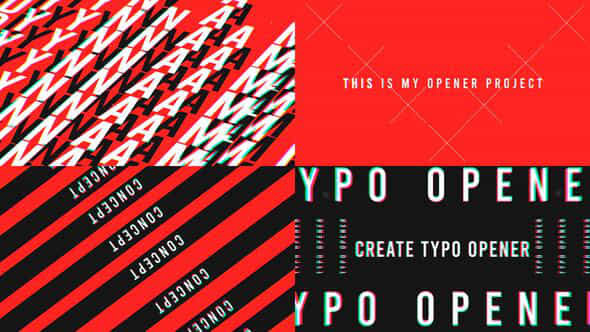 Typographic Intro - VideoHive 51367047