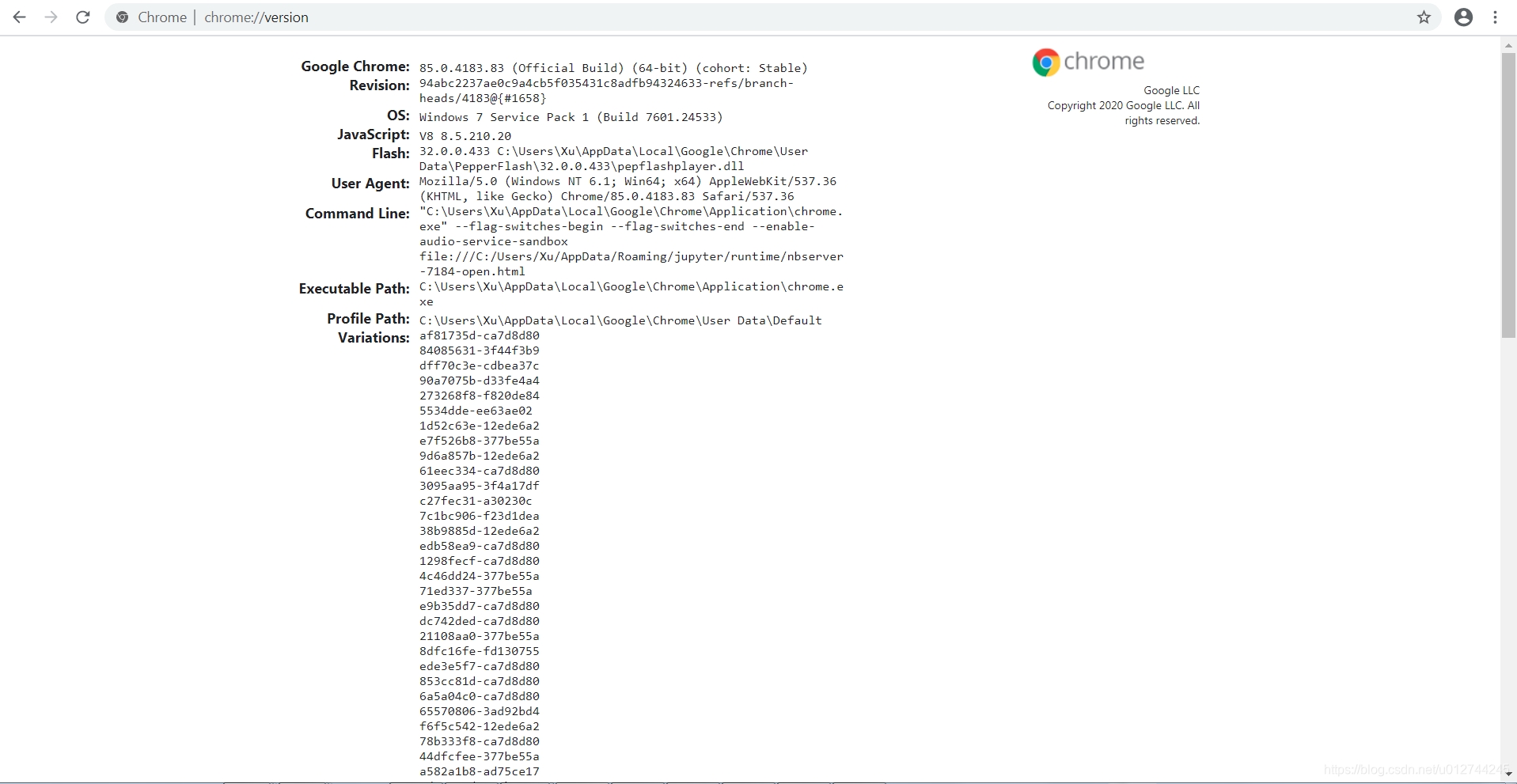 chrome info