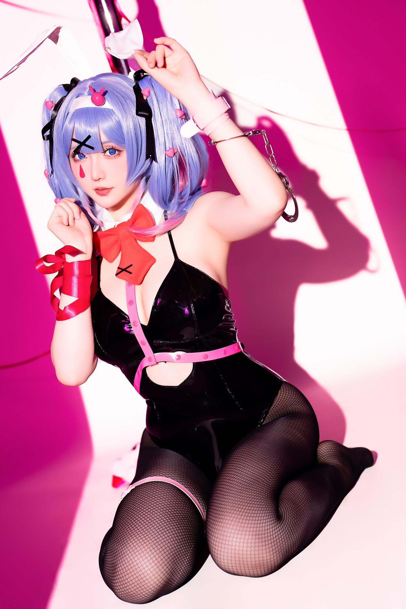 Cosplay 星之迟迟Hoshilily 初音未来 兔子洞(47)