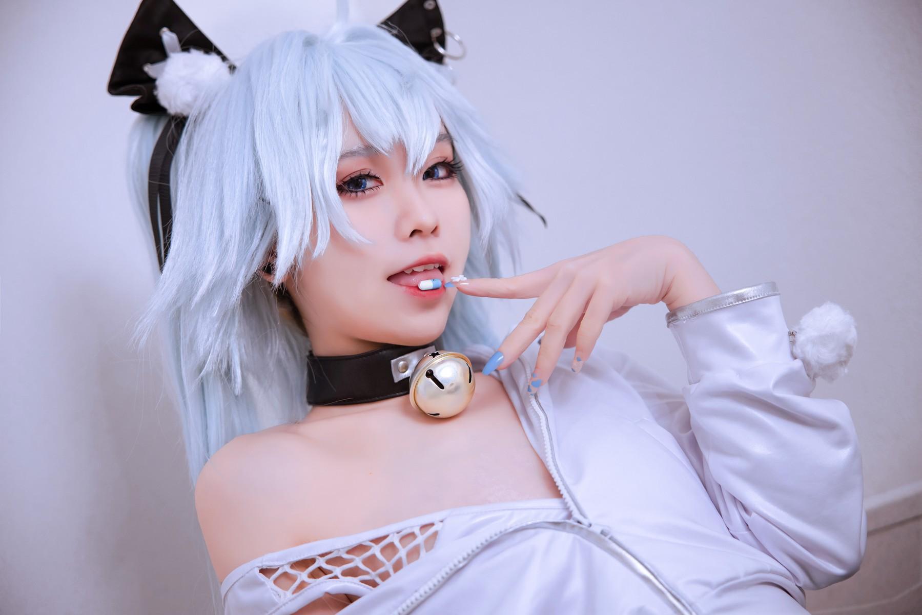 Cosplay G44不会受伤 芙洛伦白情(14)