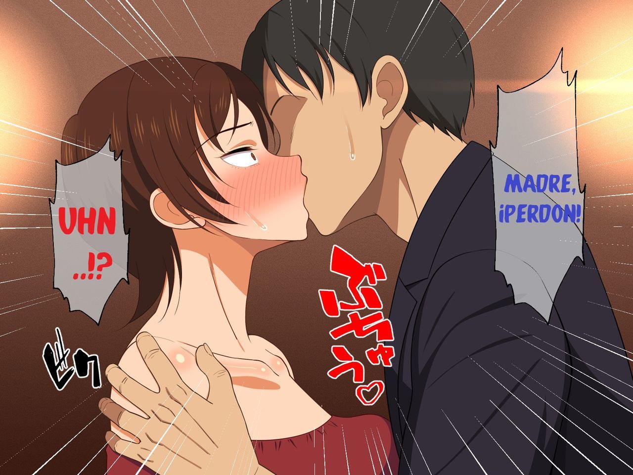 [Haruharutei] Okoru to Kowai Kaa-san dakedo Aegigoe wa Kawaii [Spanish]