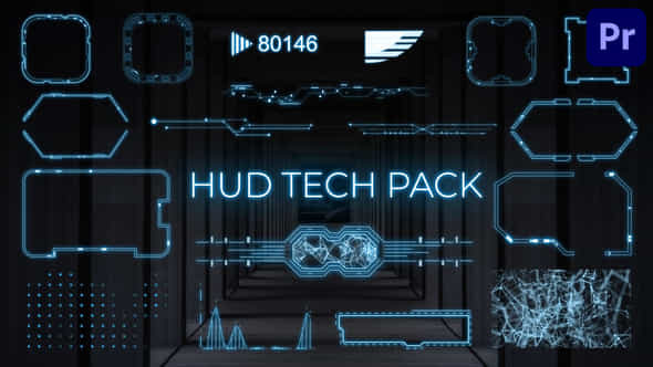 Hud Tech Pack For Premiere Pro - VideoHive 48974826