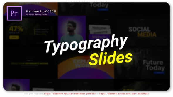 Typography Slides - VideoHive 39679799