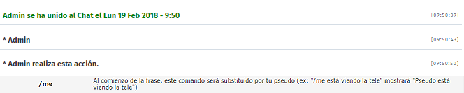 ¿Se puede quitar el metodo abreviado "/me" del chatbox? XeHesg8s_o