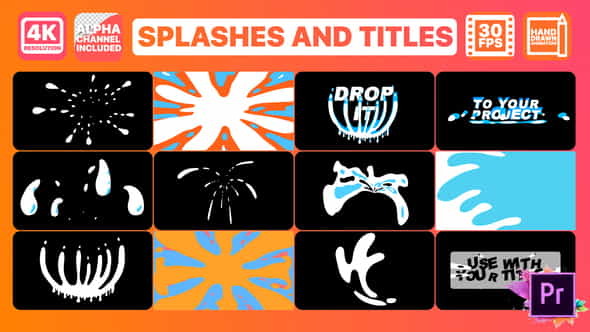 Splash And Titles | Premiere - VideoHive 26283509