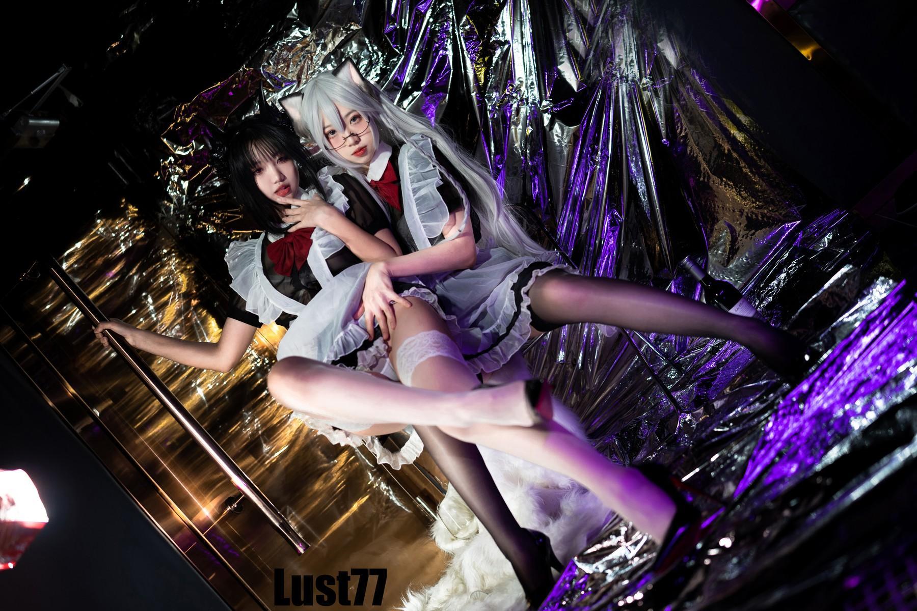 Cosplay 柒柒要乖哦 女仆の惩戒课 Set.01(29)