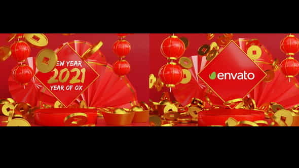 Chinese New Year Logo Reveal - VideoHive 30318278