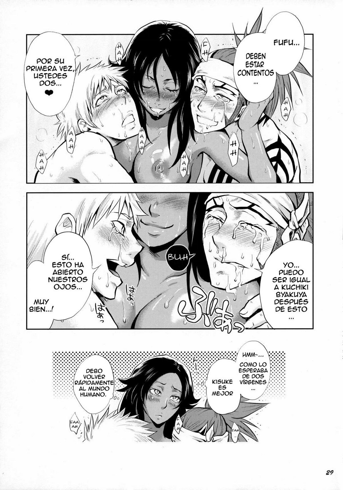 Yukemuri NyanNyan Jiken (Bleach) xxx comics manga porno doujin hentai español sexo 