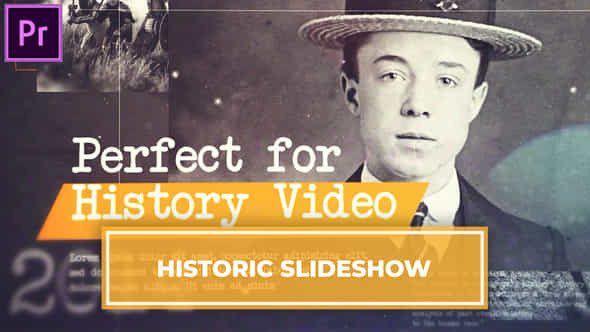 Historic Slideshow Mogrt For Premier Pro - VideoHive 49533149