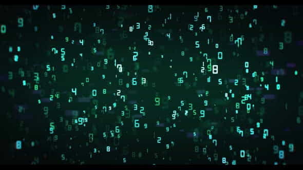 Binary Digital Background - VideoHive 23682670