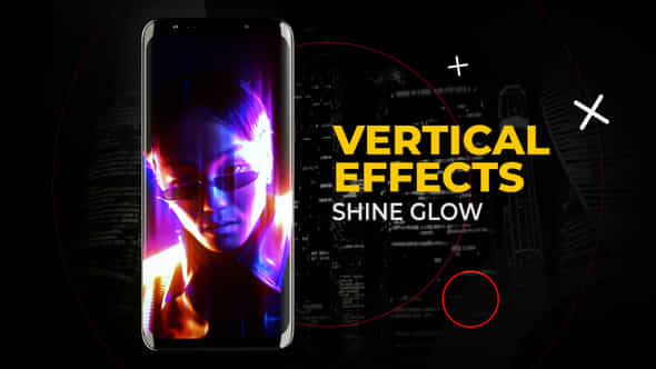 Vertical Shine Glow Effects After Effects - VideoHive 57698674