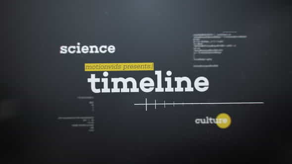 Abstract 3D Timeline - VideoHive 10462858