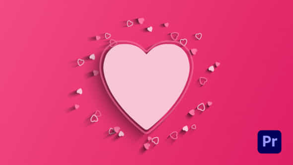 Love Heart Logo Reveal - VideoHive 52296325