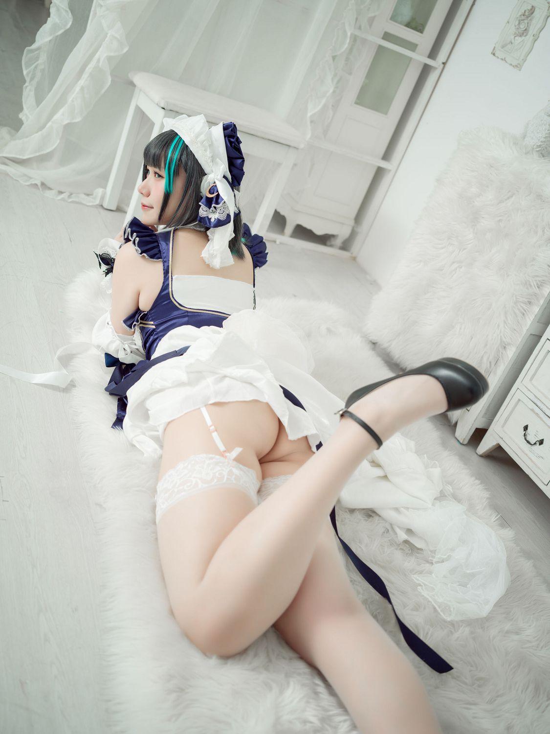 [福利女神cosplay] 麻花麻花酱 - 柴郡 妩媚套图(18)